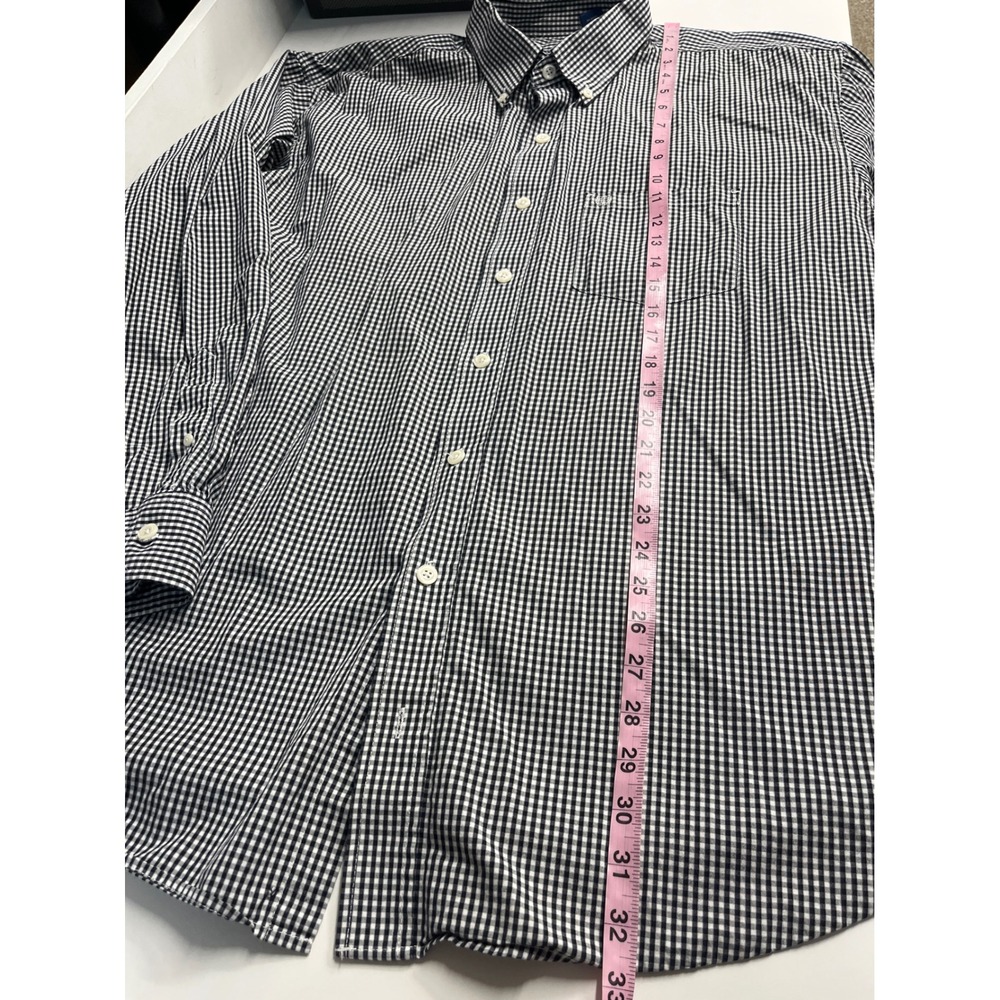 Imperfect Mens Gingham Button Down Shirts Bundle Red Black Long Sleeve 2XL‎ IZOD - Picture 15 of 16